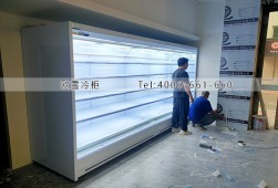 冷柜價格-福建莆田連鎖水果店4米風幕柜選購